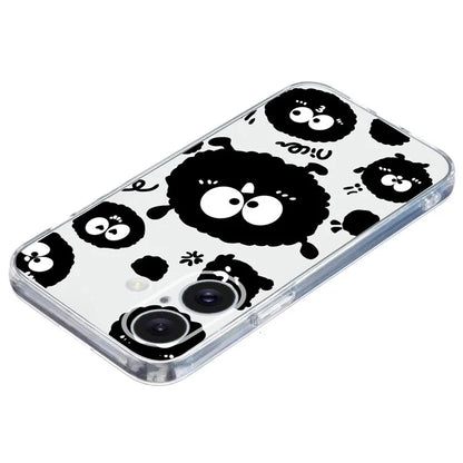 For iPhone 16 Case Soft TPU Pattern Printing Phone Cover with Transparent Edge