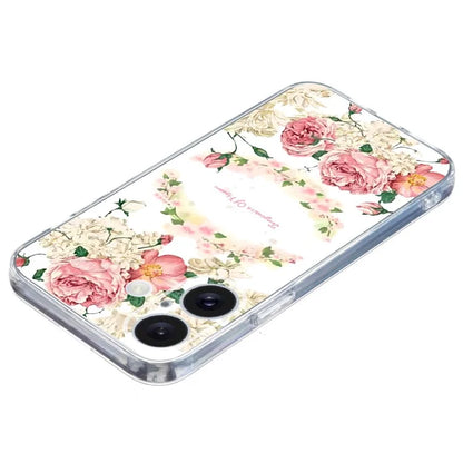 For iPhone 16 Case Soft TPU Pattern Printing Phone Cover with Transparent Edge