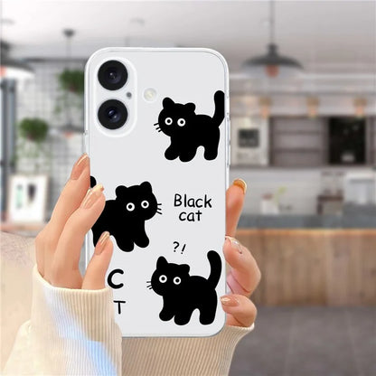 For iPhone 16 Case Soft TPU Pattern Printing Phone Cover with Transparent Edge