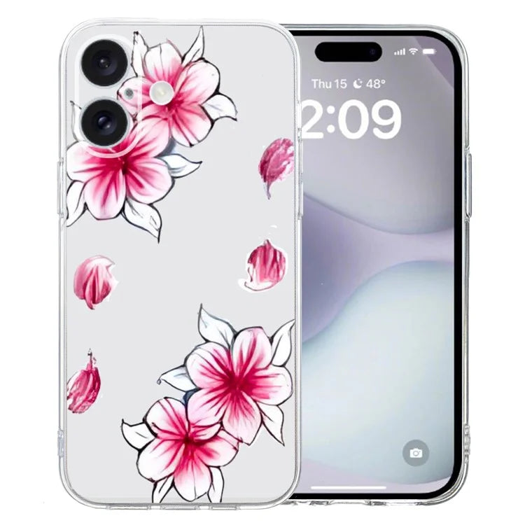 For iPhone 16 Plus Case Pattern Print TPU Protective Phone Cover