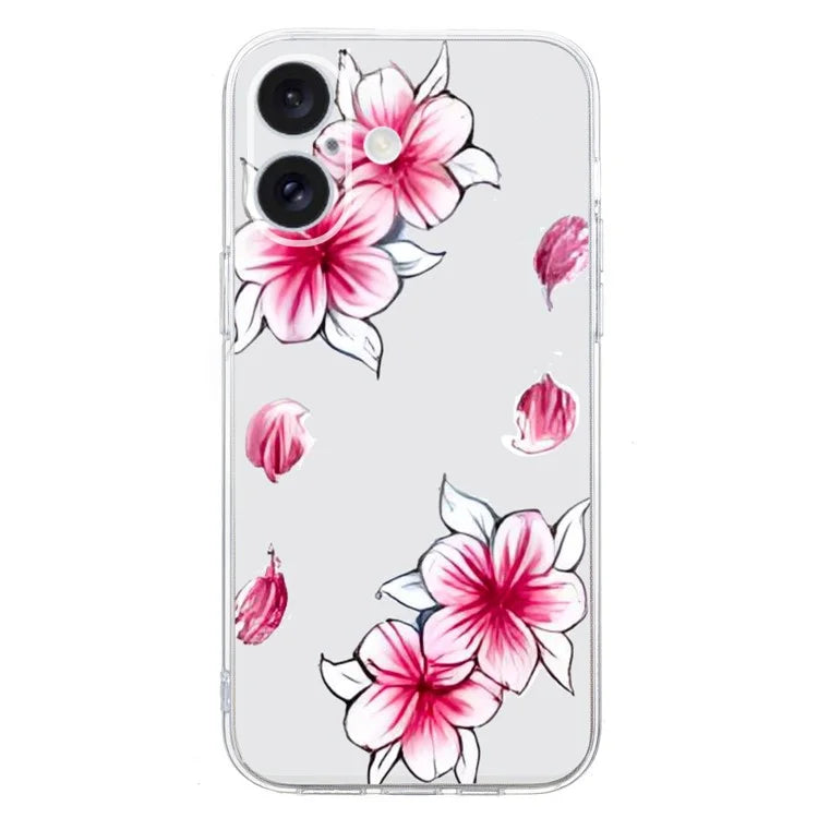 For iPhone 16 Plus Case Pattern Print TPU Protective Phone Cover