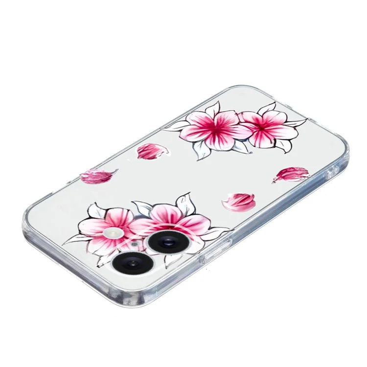 For iPhone 16 Plus Case Pattern Print TPU Protective Phone Cover