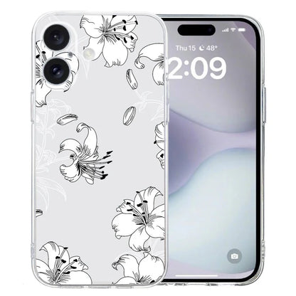 For iPhone 16 Plus Case Pattern Print TPU Protective Phone Cover