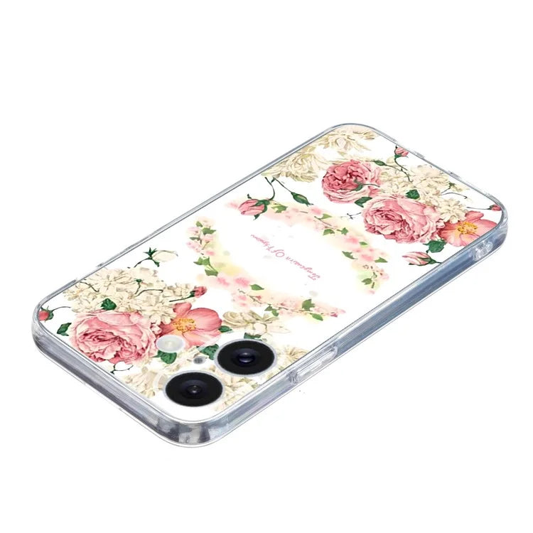 For iPhone 16 Plus Case Pattern Print TPU Protective Phone Cover