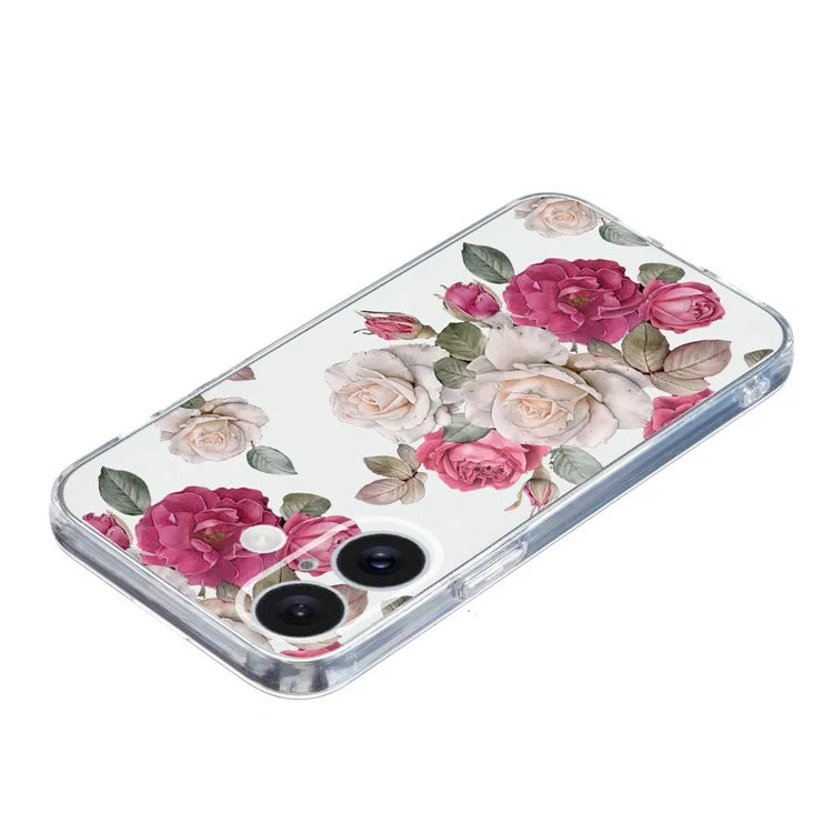 For iPhone 16 Plus Case Pattern Print TPU Protective Phone Cover