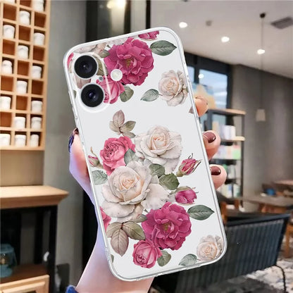 For iPhone 16 Plus Case Pattern Print TPU Protective Phone Cover