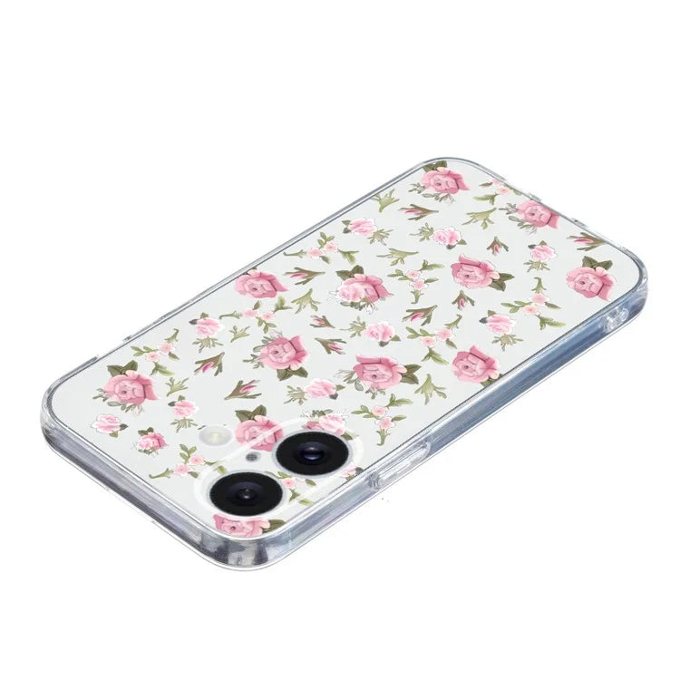 For iPhone 16 Plus Case Pattern Print TPU Protective Phone Cover