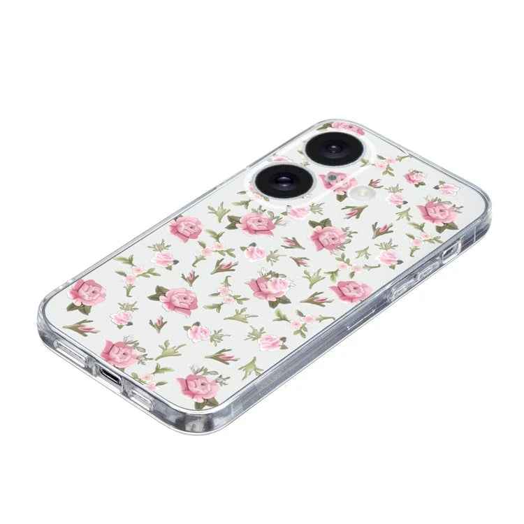 For iPhone 16 Plus Case Pattern Print TPU Protective Phone Cover
