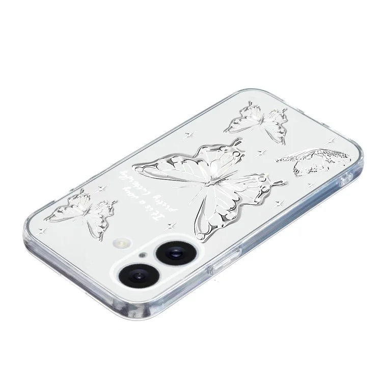 For iPhone 16 Plus Case Pattern Print TPU Protective Phone Cover