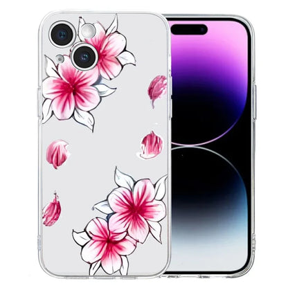 For iPhone 15 Plus Slim Case Pattern Printing Soft TPU Phone Cover
