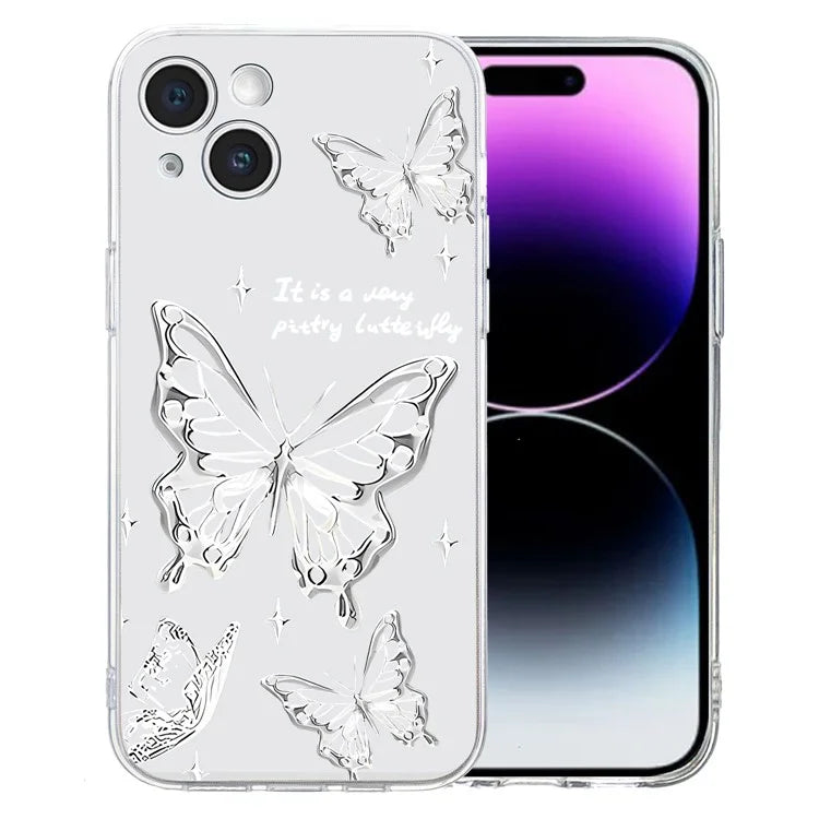 For iPhone 15 Plus Slim Case Pattern Printing Soft TPU Phone Cover
