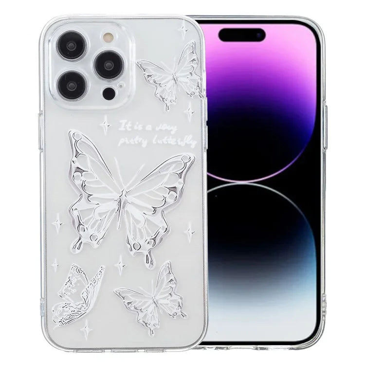 For iPhone 15 Pro Case Pattern Printing Anti-Drop TPU Phone Cover