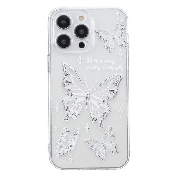 For iPhone 15 Pro Case Pattern Printing Anti-Drop TPU Phone Cover