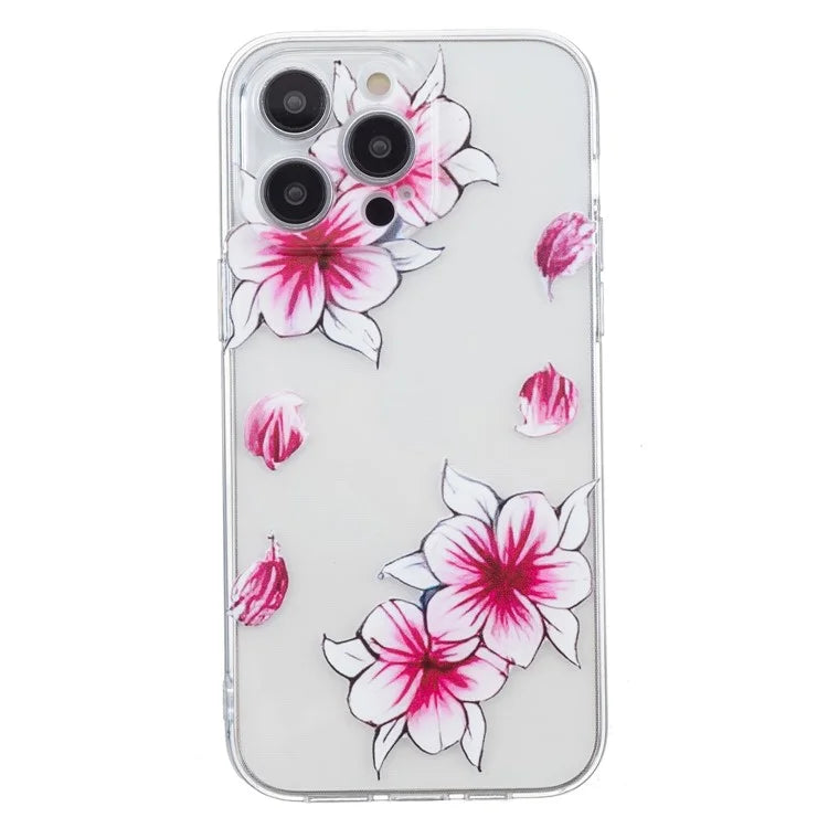 For iPhone 15 Pro Case Pattern Printing Anti-Drop TPU Phone Cover
