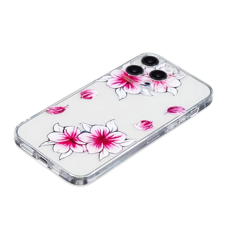 For iPhone 15 Pro Case Pattern Printing Anti-Drop TPU Phone Cover
