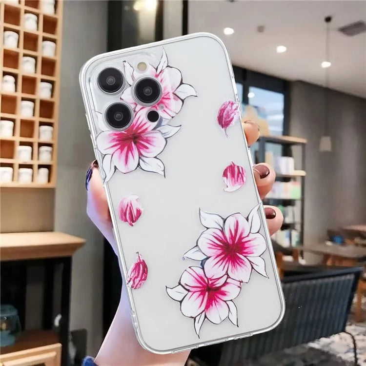 For iPhone 15 Pro Case Pattern Printing Anti-Drop TPU Phone Cover