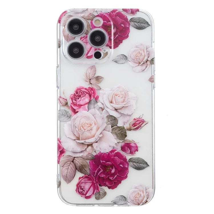 For iPhone 15 Pro Case Pattern Printing Anti-Drop TPU Phone Cover