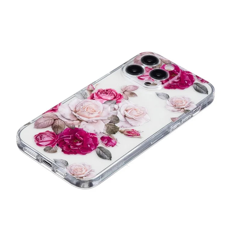 For iPhone 15 Pro Case Pattern Printing Anti-Drop TPU Phone Cover