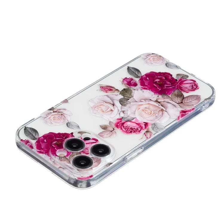 For iPhone 15 Pro Case Pattern Printing Anti-Drop TPU Phone Cover