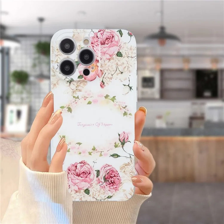 For iPhone 15 Pro Case Pattern Printing Anti-Drop TPU Phone Cover