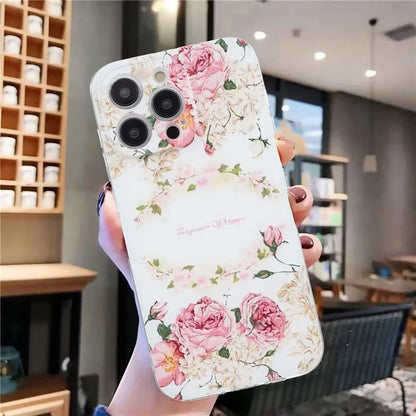 For iPhone 15 Pro Case Pattern Printing Anti-Drop TPU Phone Cover