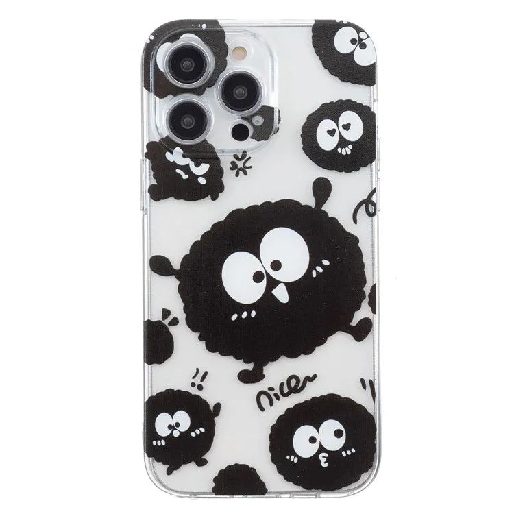 For iPhone 15 Pro Case Pattern Printing Anti-Drop TPU Phone Cover