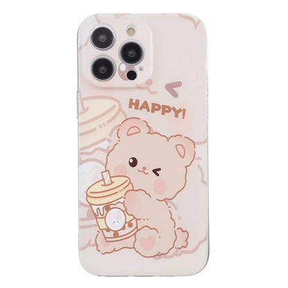 For iPhone 15 Pro Case Pattern Printing Anti-Drop TPU Phone Cover