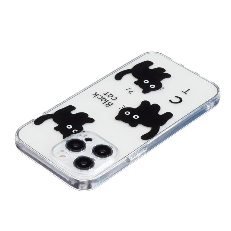 For iPhone 15 Pro Case Pattern Printing Anti-Drop TPU Phone Cover