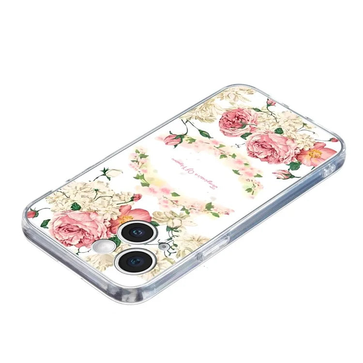 For iPhone 15 Case Soft TPU Slim Phone Cover Pattern Printing