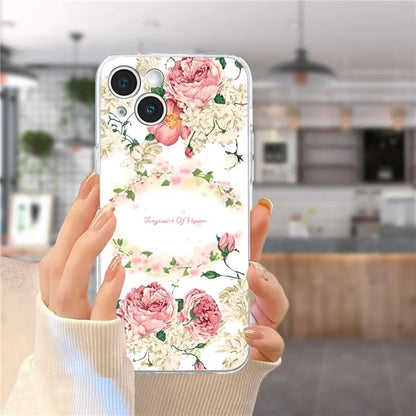 For iPhone 15 Case Soft TPU Slim Phone Cover Pattern Printing
