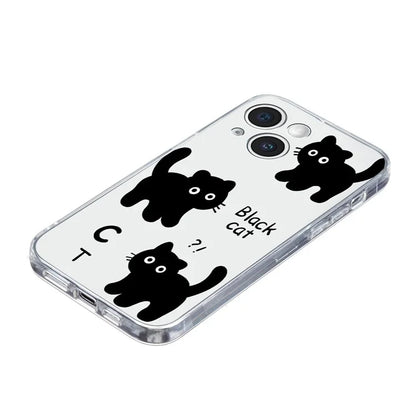 For iPhone 15 Case Soft TPU Slim Phone Cover Pattern Printing