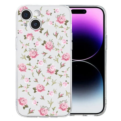 For iPhone 15 Case Soft TPU Slim Phone Cover Pattern Printing