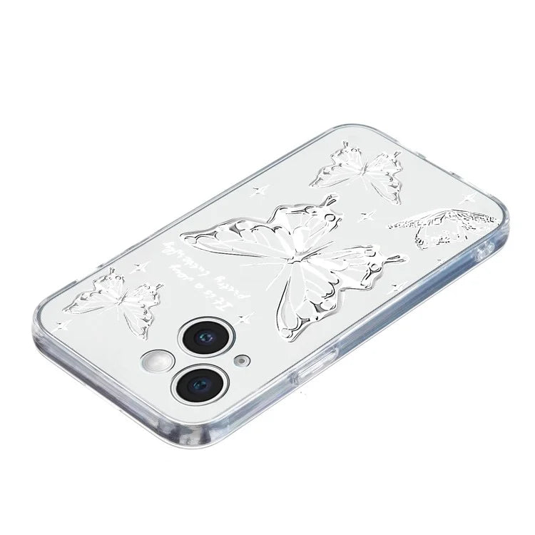For iPhone 15 Case Soft TPU Slim Phone Cover Pattern Printing