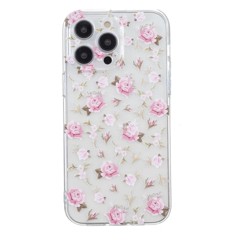 For iPhone 14 Pro Max Case Pattern Printing TPU Slim Phone Cover