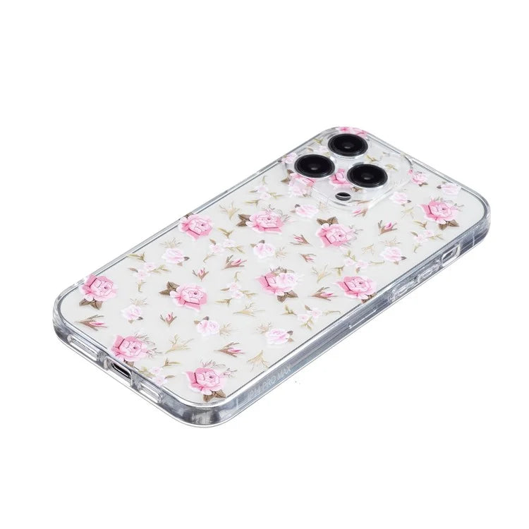 For iPhone 14 Pro Max Case Pattern Printing TPU Slim Phone Cover
