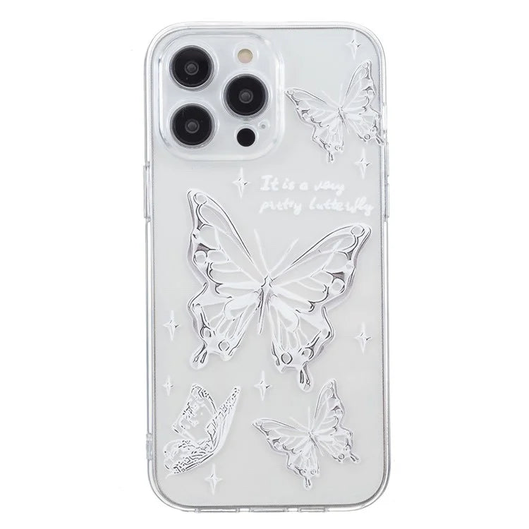 For iPhone 14 Pro Max Case Pattern Printing TPU Slim Phone Cover
