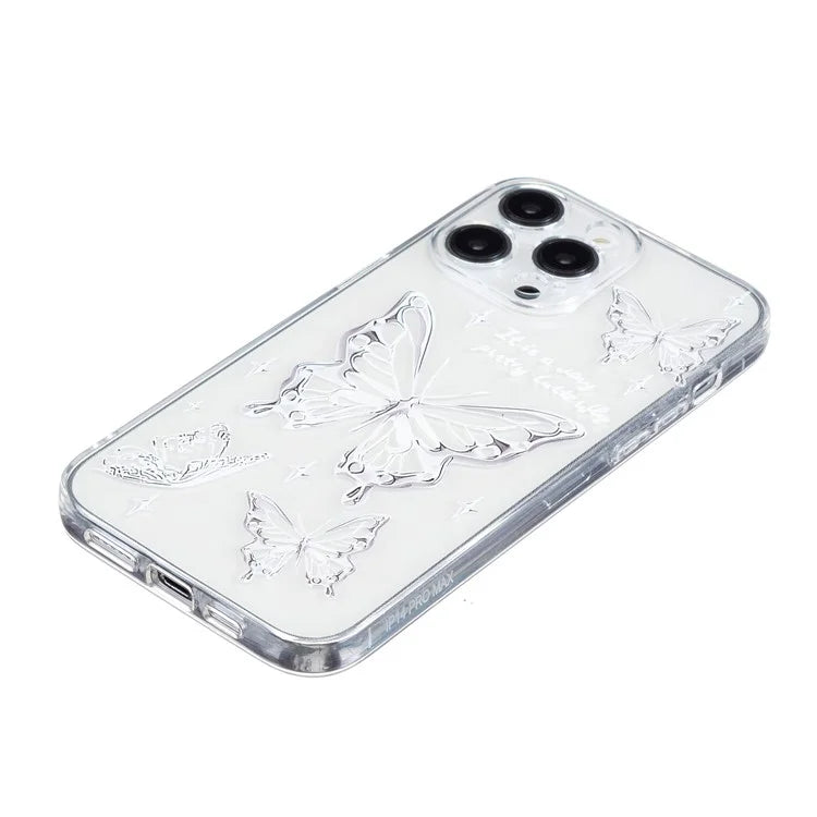 For iPhone 14 Pro Max Case Pattern Printing TPU Slim Phone Cover