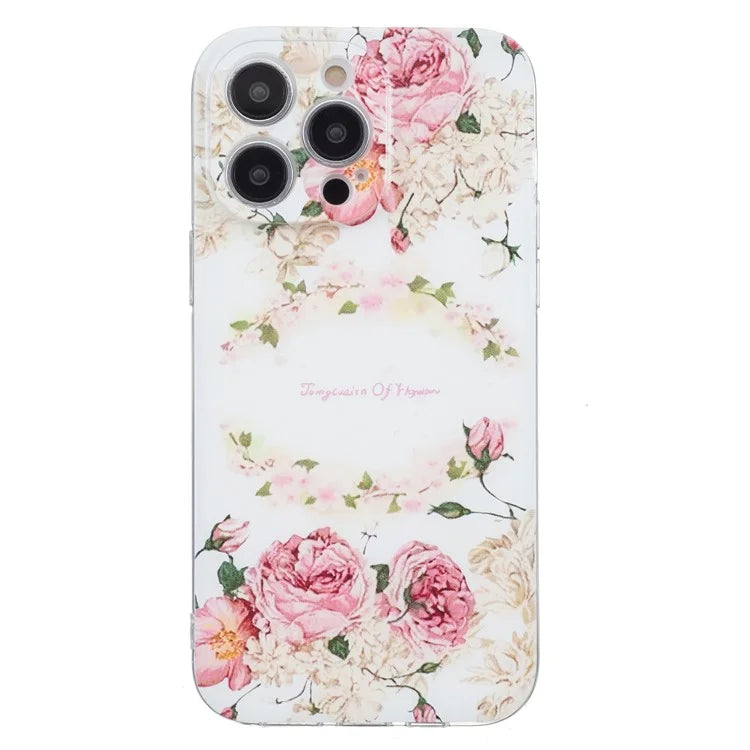 For iPhone 14 Pro Max Case Pattern Printing TPU Slim Phone Cover