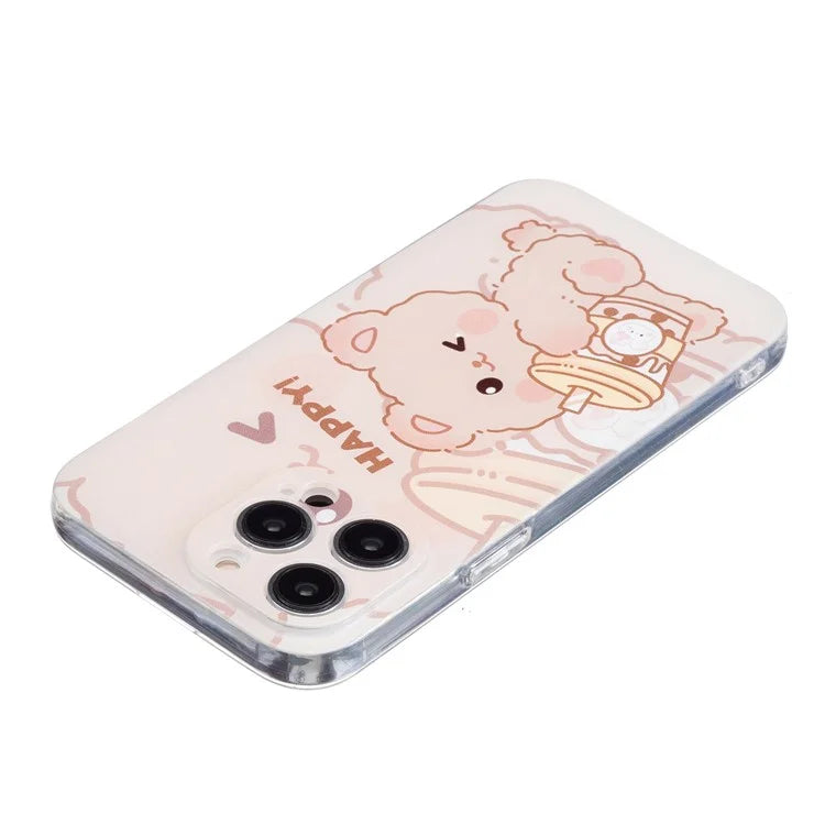 For iPhone 14 Pro Max Case Pattern Printing TPU Slim Phone Cover