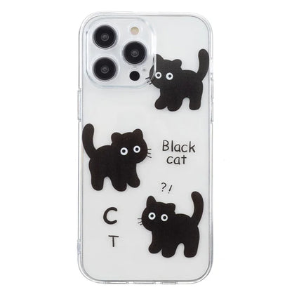 For iPhone 14 Pro Max Case Pattern Printing TPU Slim Phone Cover
