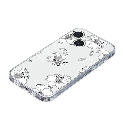 For iPhone 14 Plus TPU Phone Case Pattern Printing Back Cover Scratch Protection