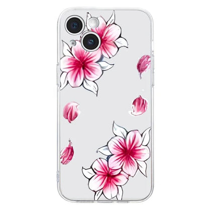 For iPhone 14 Plus TPU Phone Case Pattern Printing Back Cover Scratch Protection