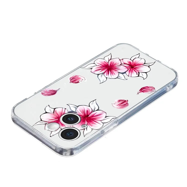 For iPhone 14 Plus TPU Phone Case Pattern Printing Back Cover Scratch Protection