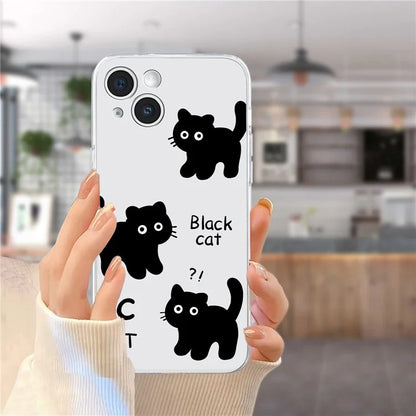 For iPhone 14 Plus TPU Phone Case Pattern Printing Back Cover Scratch Protection