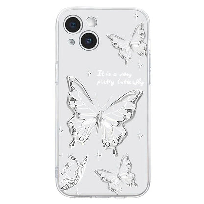 For iPhone 14 Plus TPU Phone Case Pattern Printing Back Cover Scratch Protection