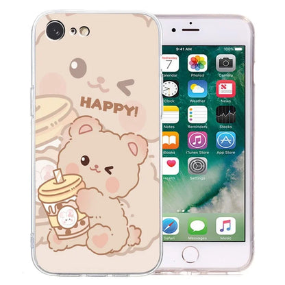 For iPhone 7 / 8 / SE (2020) / SE (2022) Case Printed Pattern TPU Phone Back Cover