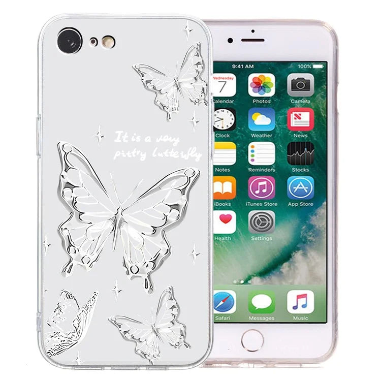 For iPhone 7 / 8 / SE (2020) / SE (2022) Case Printed Pattern TPU Phone Back Cover