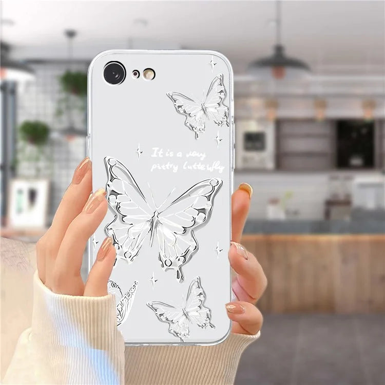 For iPhone 7 / 8 / SE (2020) / SE (2022) Case Printed Pattern TPU Phone Back Cover