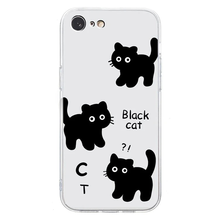 For iPhone 7 / 8 / SE (2020) / SE (2022) Case Printed Pattern TPU Phone Back Cover