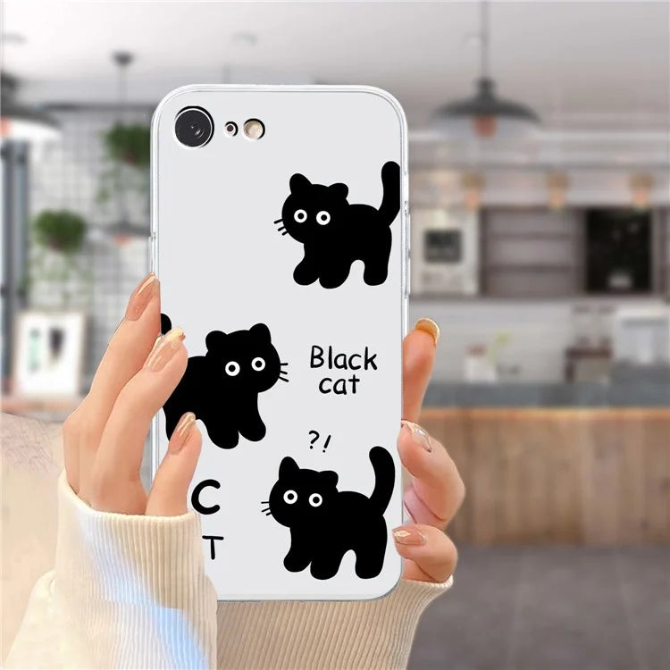 For iPhone 7 / 8 / SE (2020) / SE (2022) Case Printed Pattern TPU Phone Back Cover